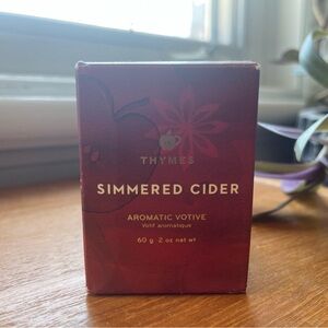 THYMES Simmered Cider Votive Candle NEW